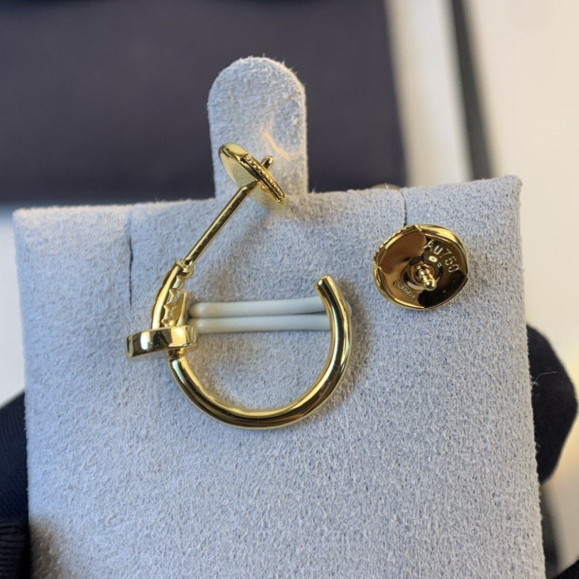 BOUCLES D'OREILLES DIANA JUSTE OR