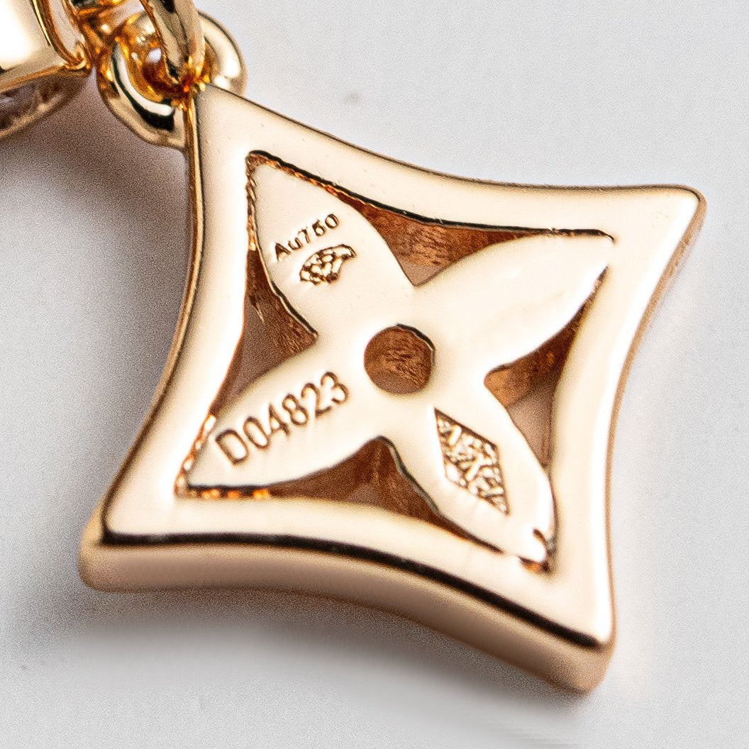 BOUCLES D'OREILLES DIANA STAR OR