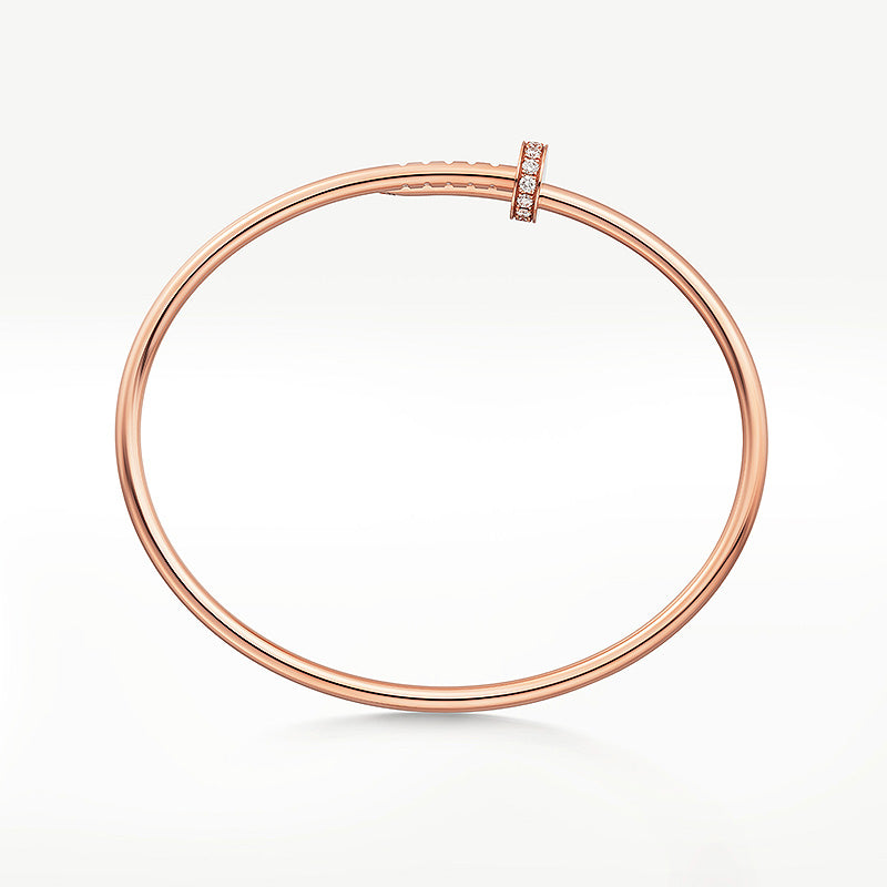 DIANA JUSTE BRACELET 2.5MM DIAMONDS