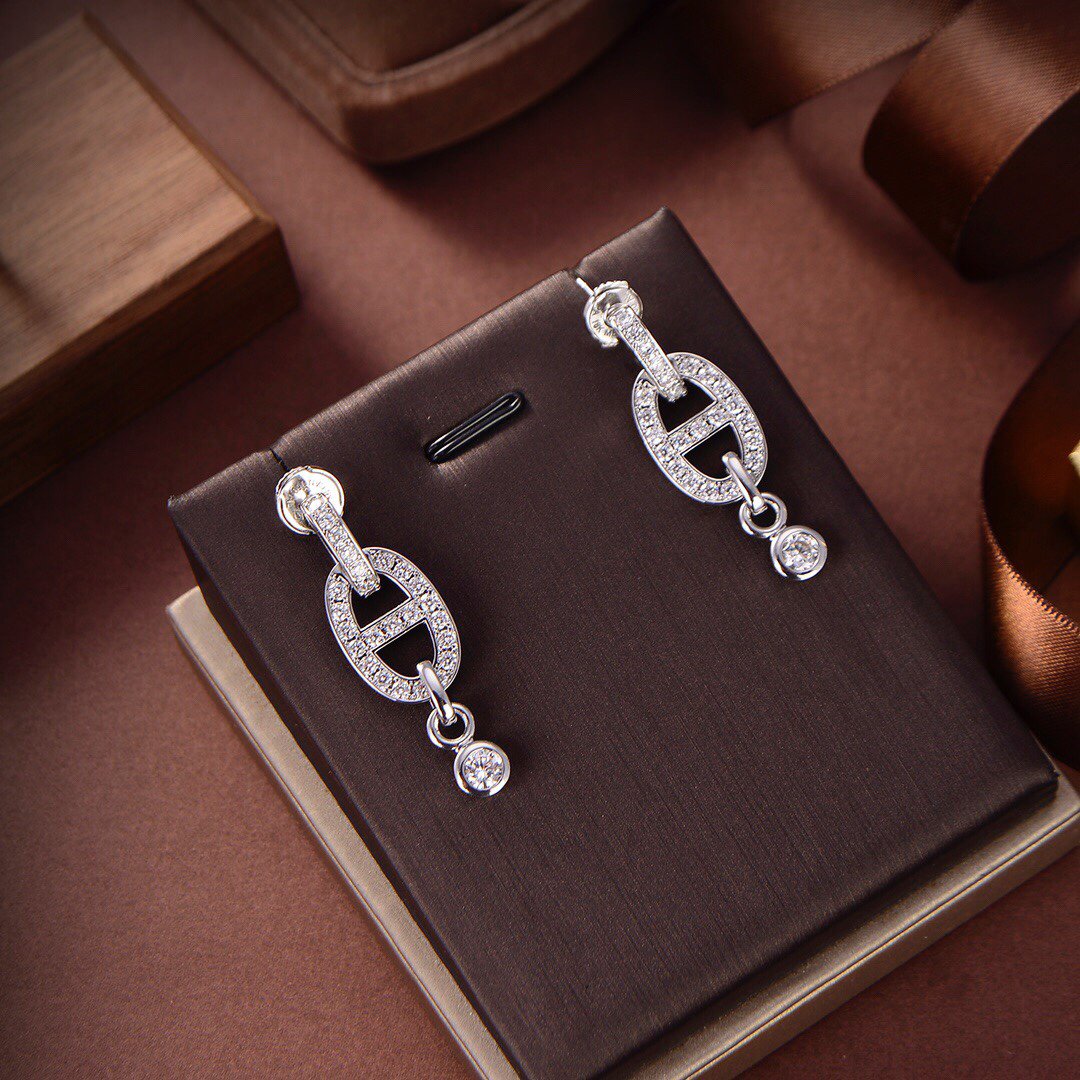DIANA HM CHAINE DIAMOND EARRINGS