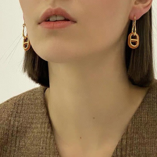 BOUCLES D'OREILLES DIANA HM O'MAILLON EN OR