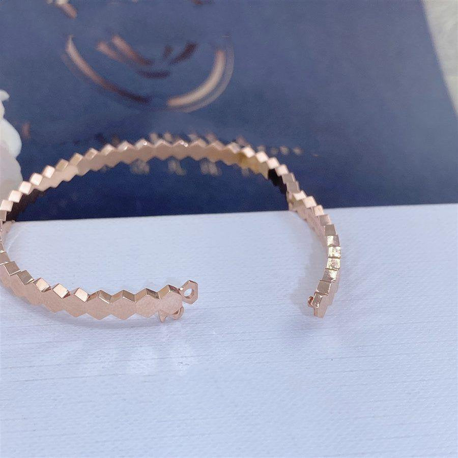 BRACELET DIANA BEE LOVE EN OR ROSE
