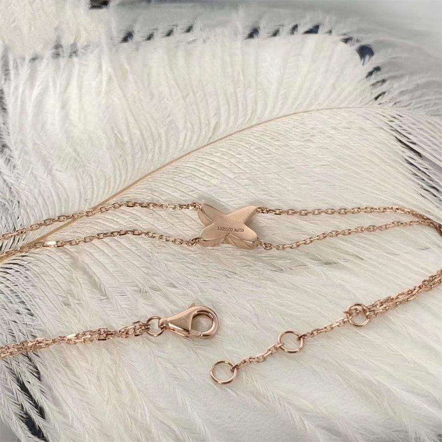 BRACELET DIANA JEUX OR ROSE DIAMANT