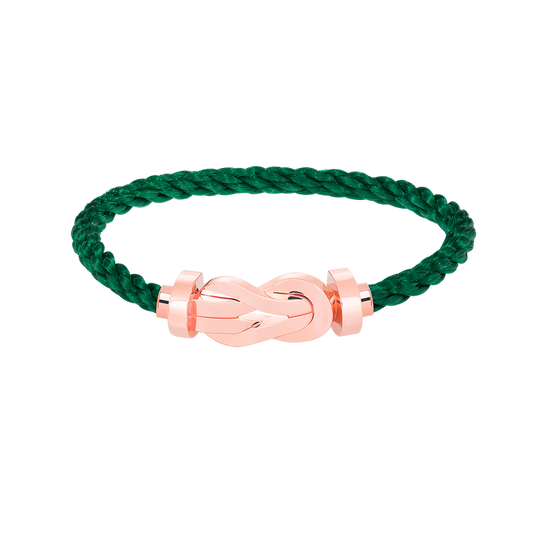 DIANA CHANCE LARGE 8 FIGURE BUCKLE NO DIAMOND BRACELET ROSE GOLD