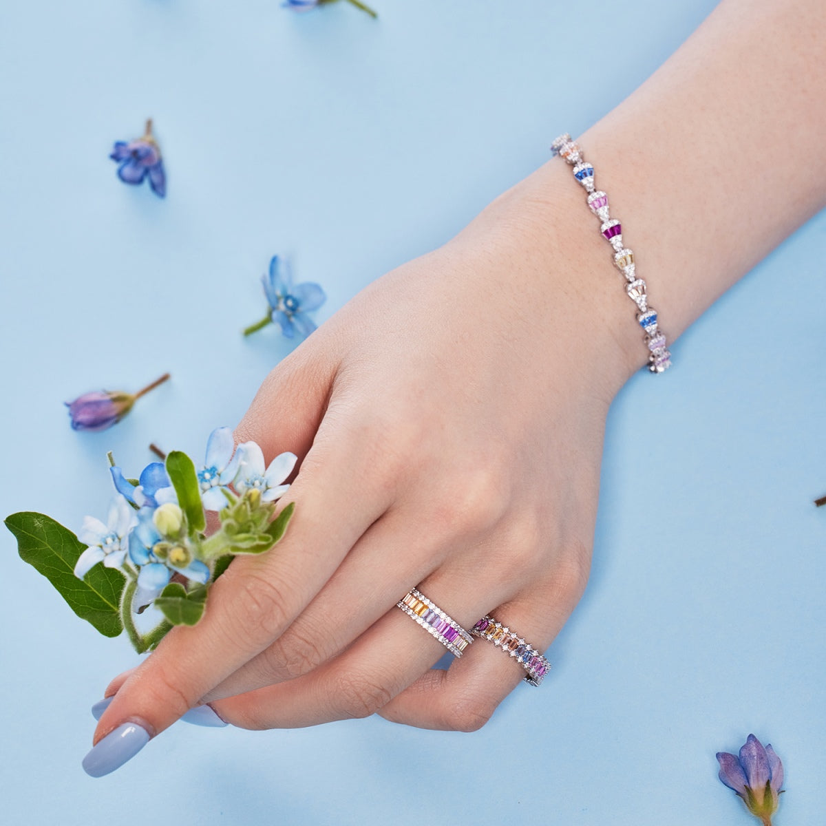 [HOT] Bague quotidienne délicate en émeraude kaléidoscopique