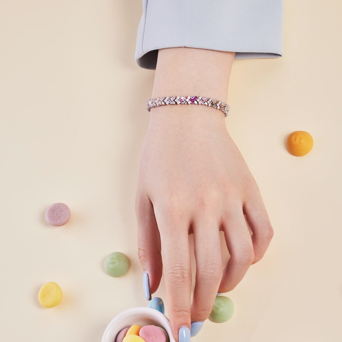 [HOT]Dazzling Unique Multi Shape Daily Bracelet