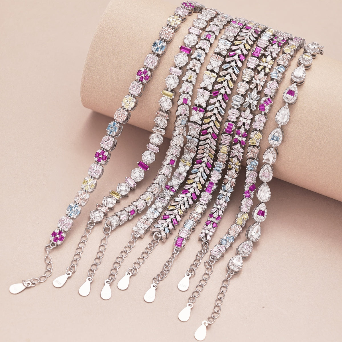 [HOT]Dainty Radiant Emerald Cut Daily Bracelet