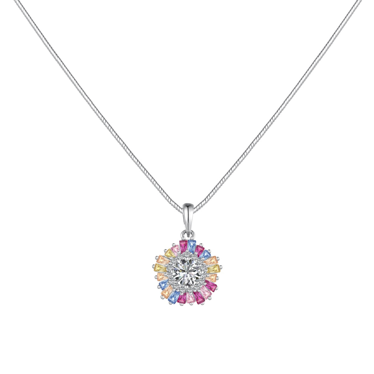 [HOT] Charmant collier de fleurs colorées