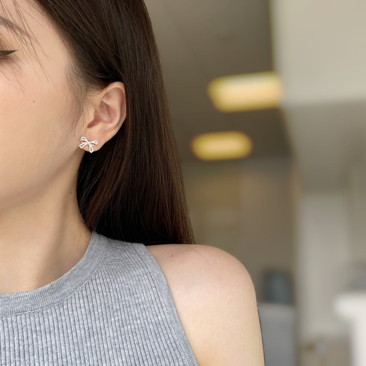 [HOT]Dainty Bow Shape Earrings