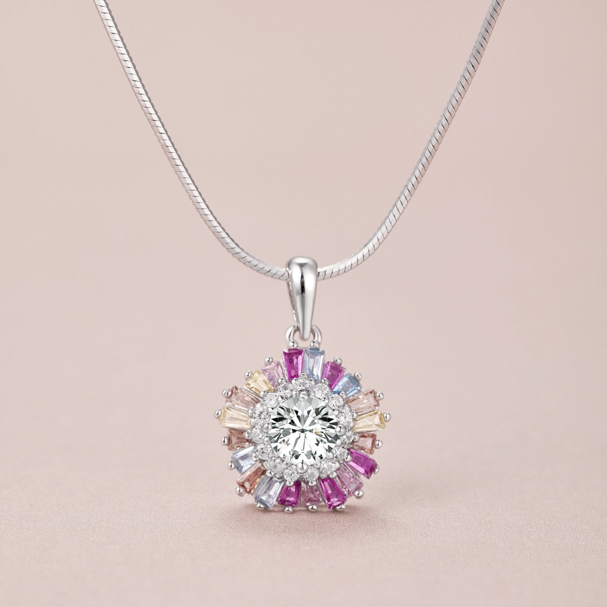 [HOT] Charmant collier de fleurs colorées