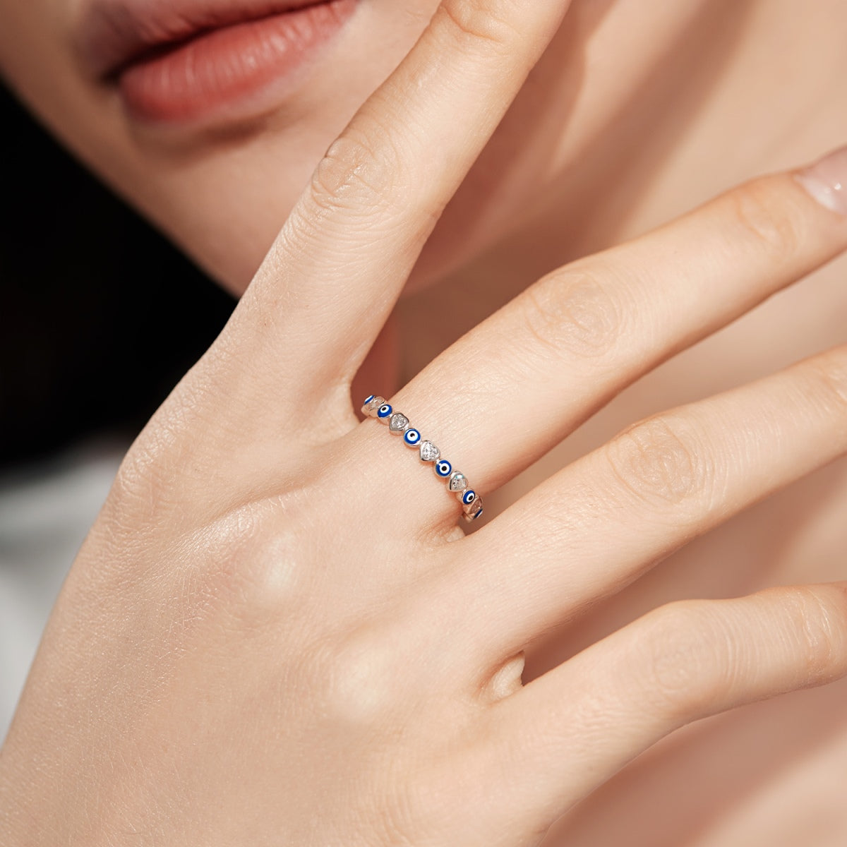 [HOT]Radiant Colorful Round Shape Daily Ring