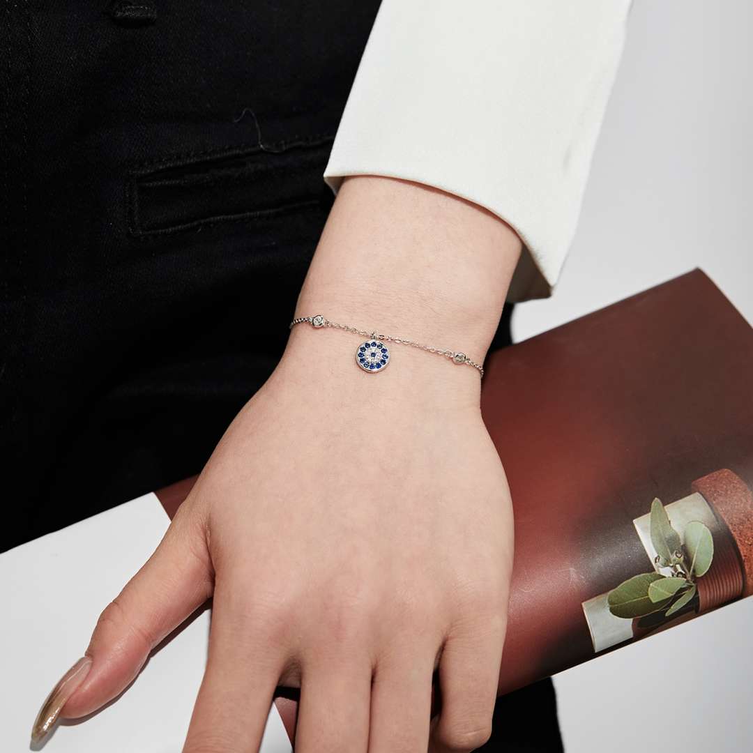 [HOT]Devil's Eye Round Shape Bracelet