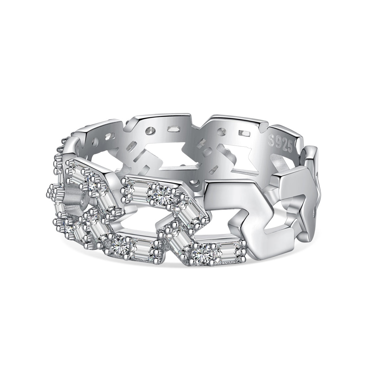 [HOT] Bague quotidienne scintillante et vibrante taille émeraude