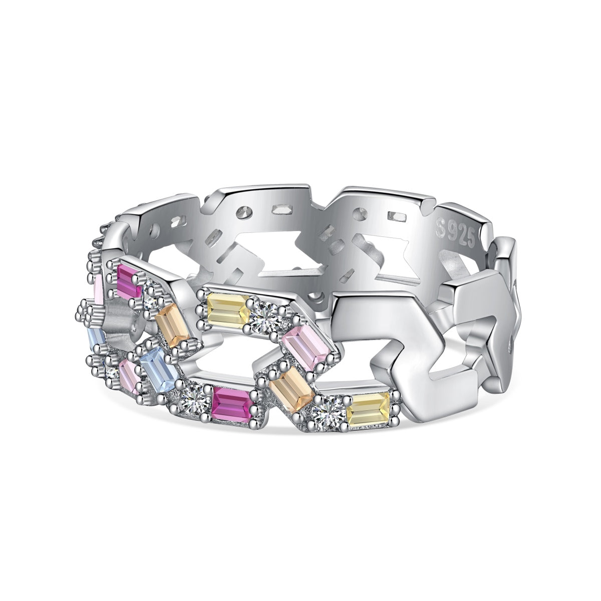 [HOT] Bague quotidienne scintillante et vibrante taille émeraude