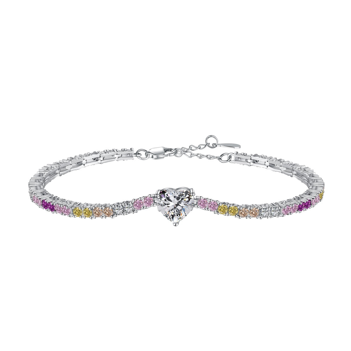 [HOT]Delicate Romantic Heart Shape Lover Bracelet