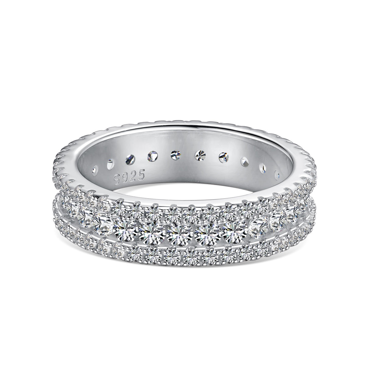 [HOT]Delicate Colorful Round Cut Daily Ring
