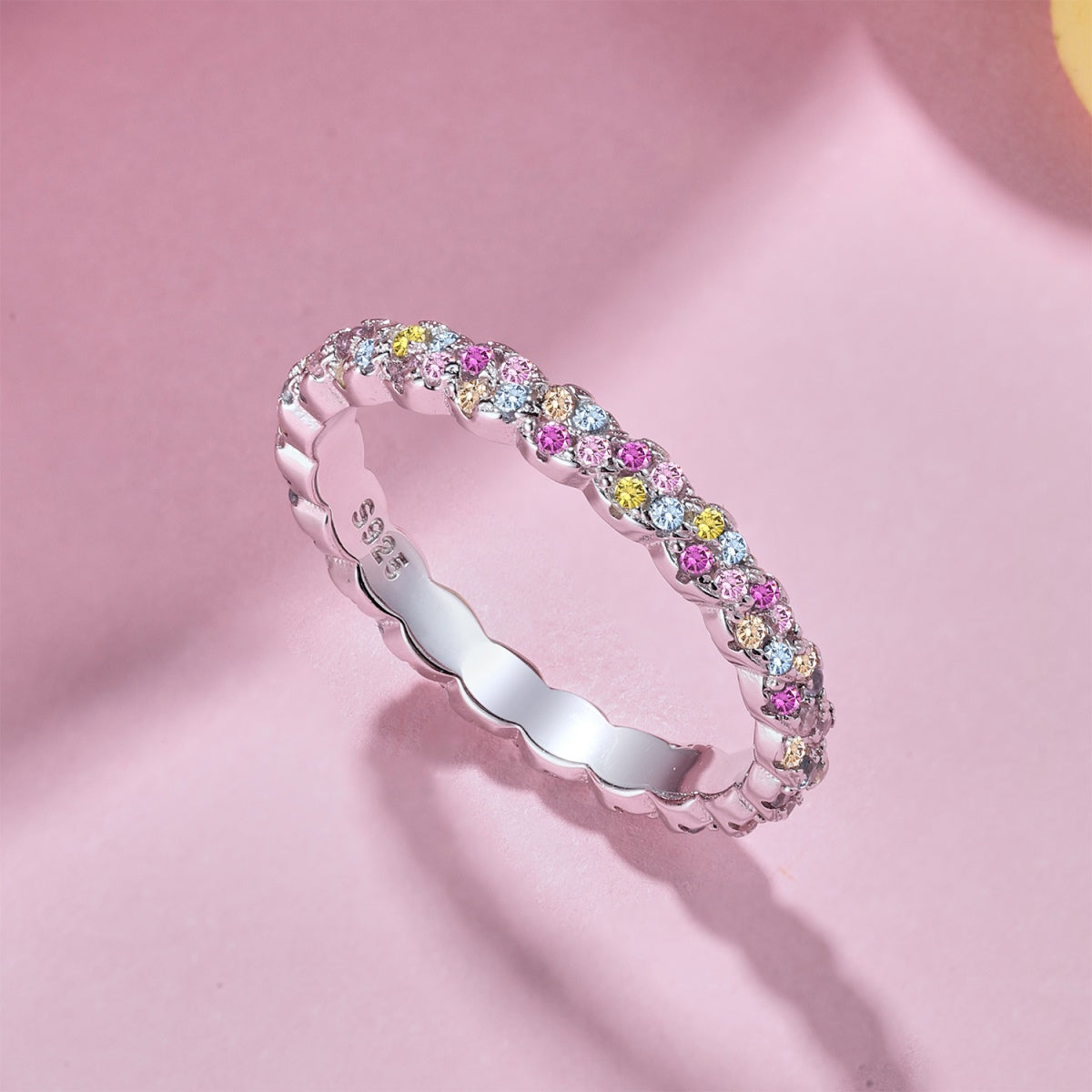 [HOT]Dainty Ebullient Round Cut Daily Ring