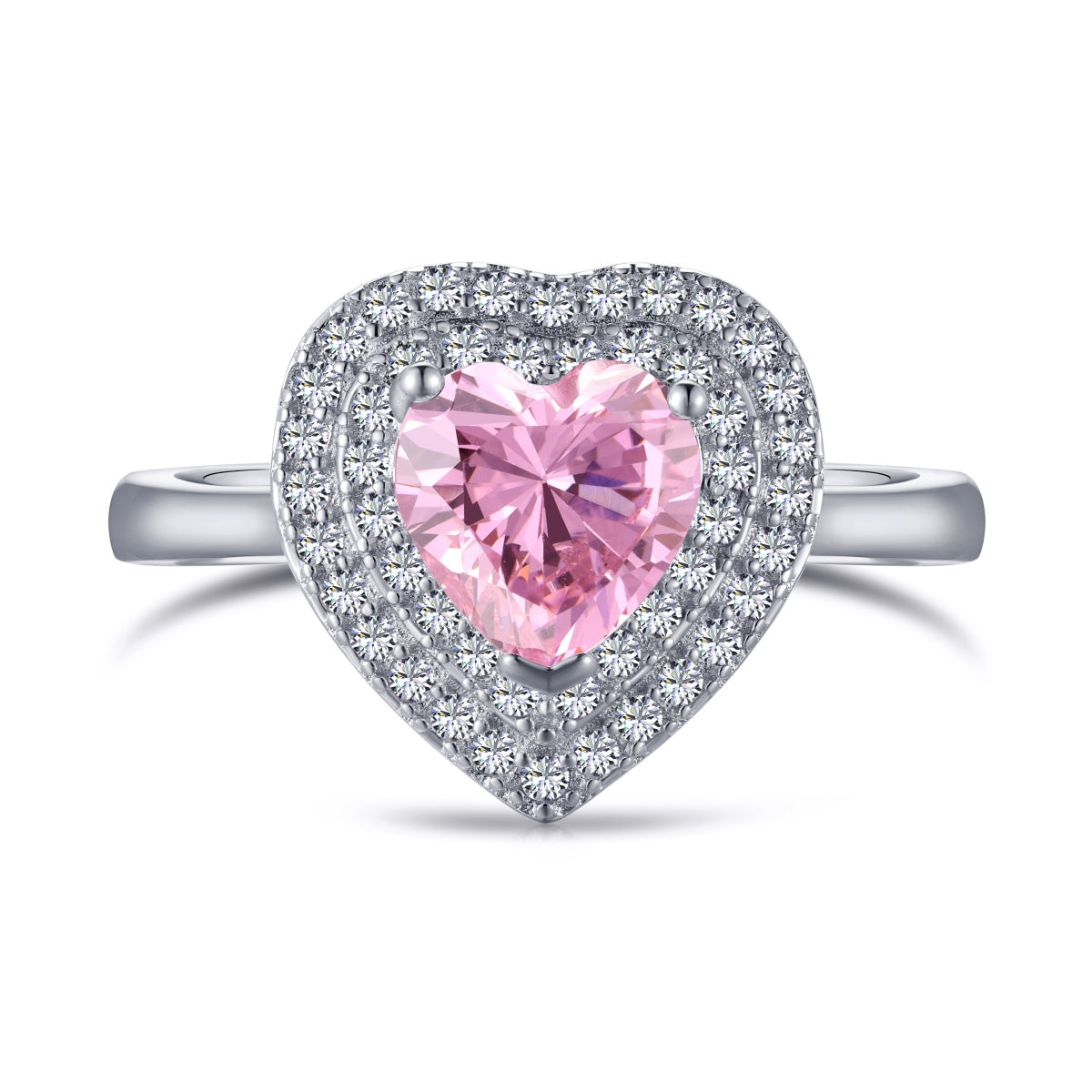 [HOT] Bague de mariage délicate et bouillonnante en forme de cœur