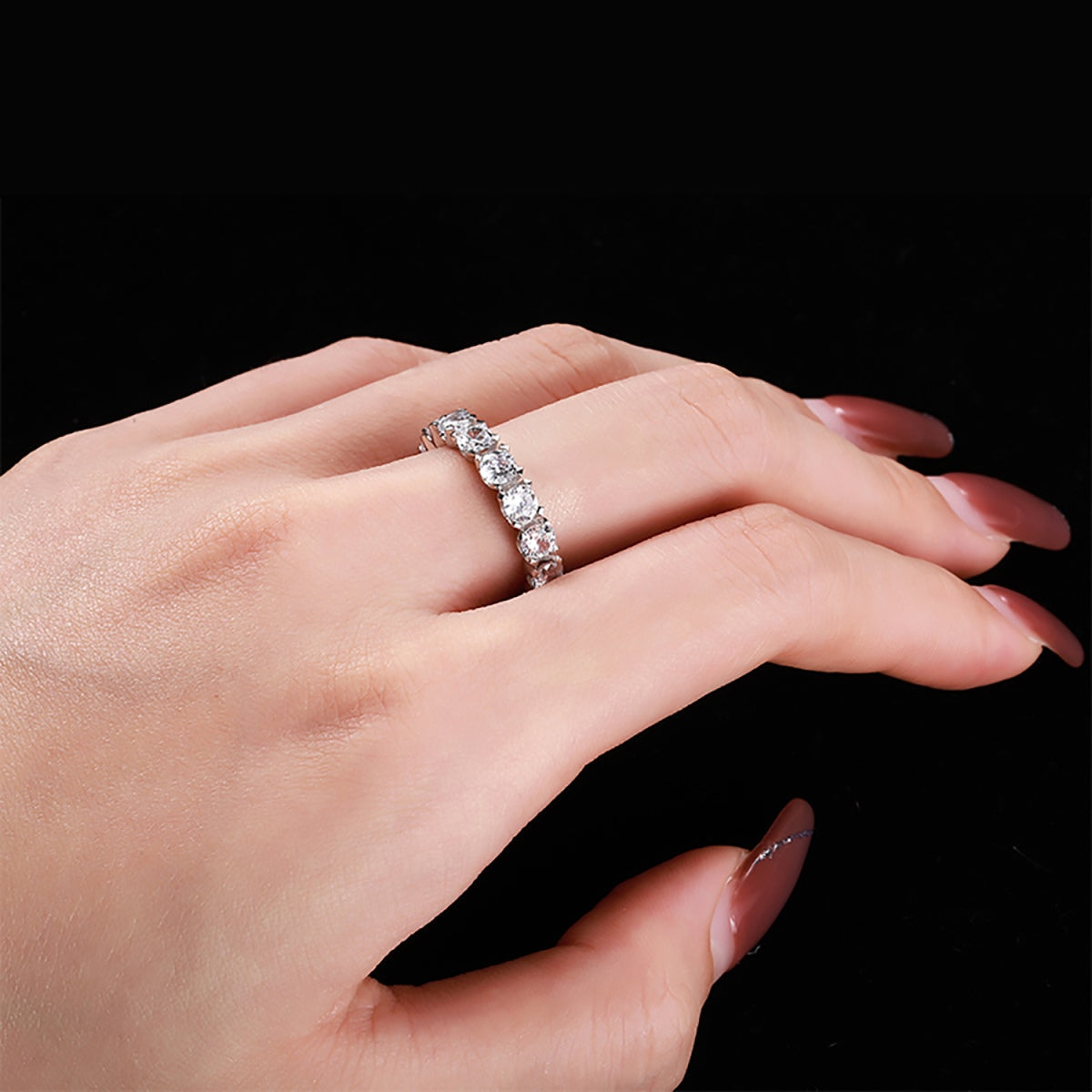 [HOT]Eternity Round Cut Tennis Ring