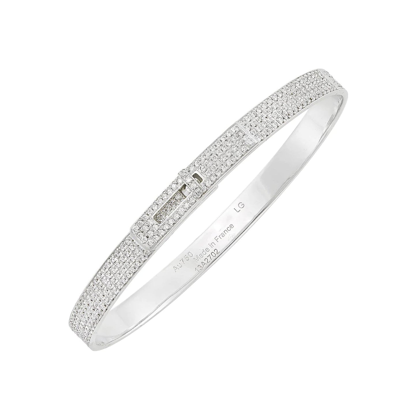 BRACELET DIANA HM KELLY EN ARGENT ET DIAMANTS ENTIÈREMENT PAVÉS
