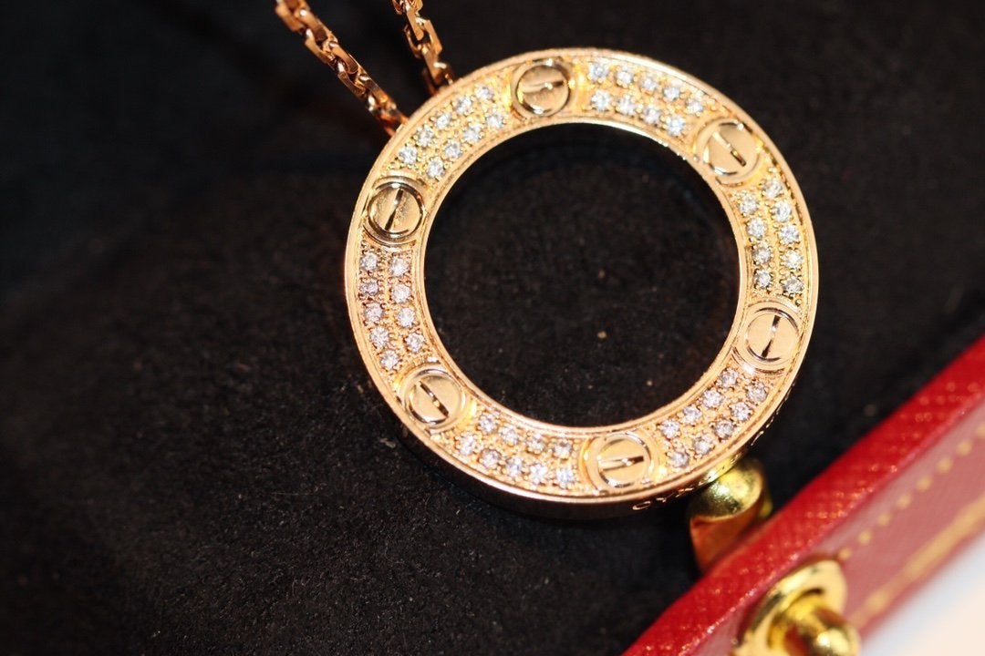 COLLIER DIANA LOVE RÉGLABLE EN OR ROSE 