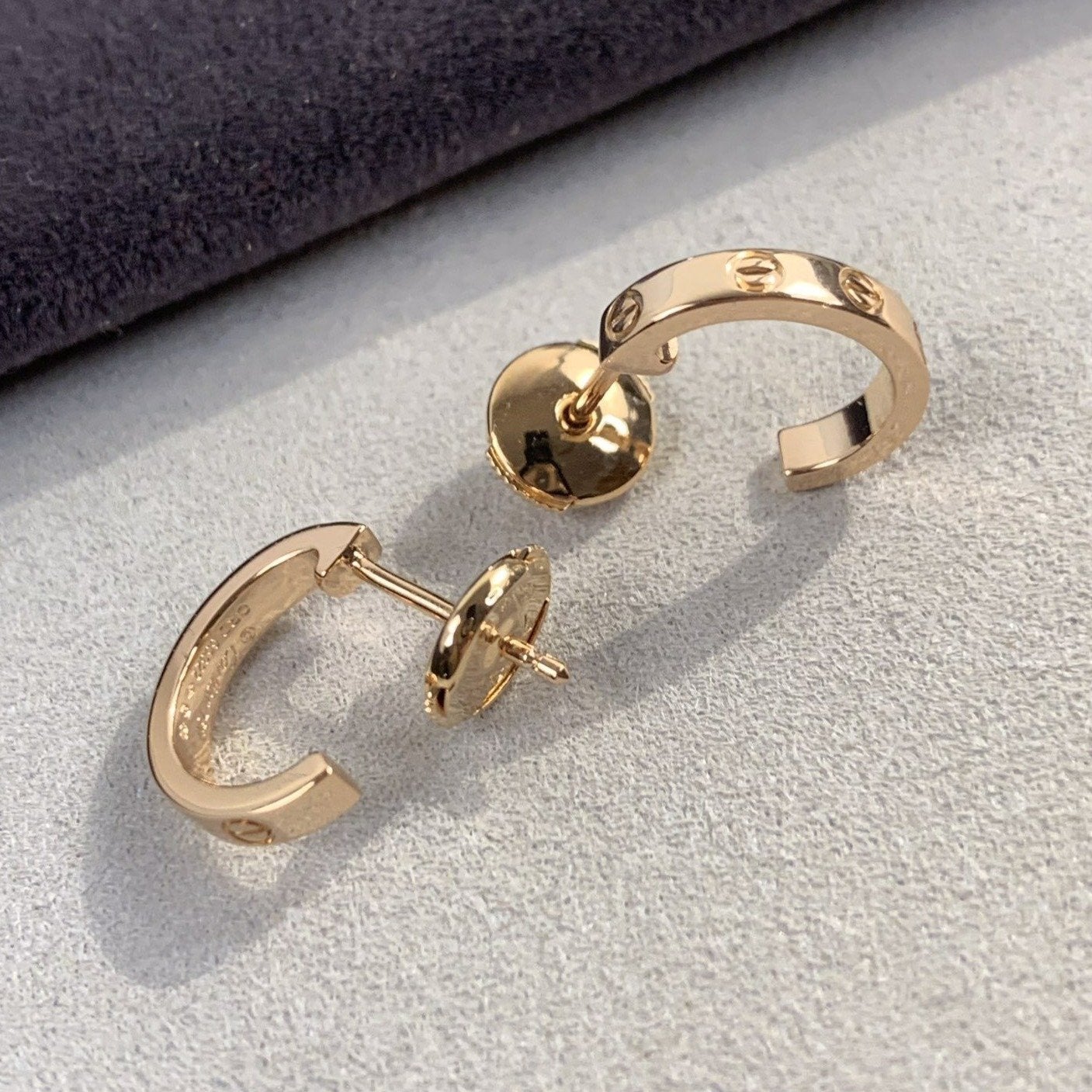 BOUCLES D'OREILLES DIANA LOVE 2,65 MM OR ROSE 