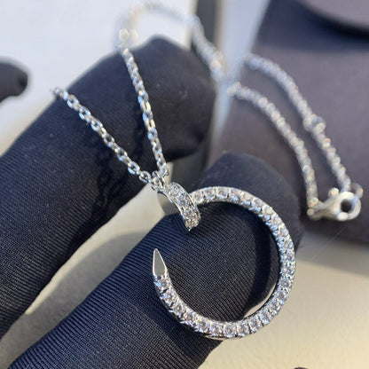 COLLIER DIANA JUSTE ARGENT DIAMANTS 