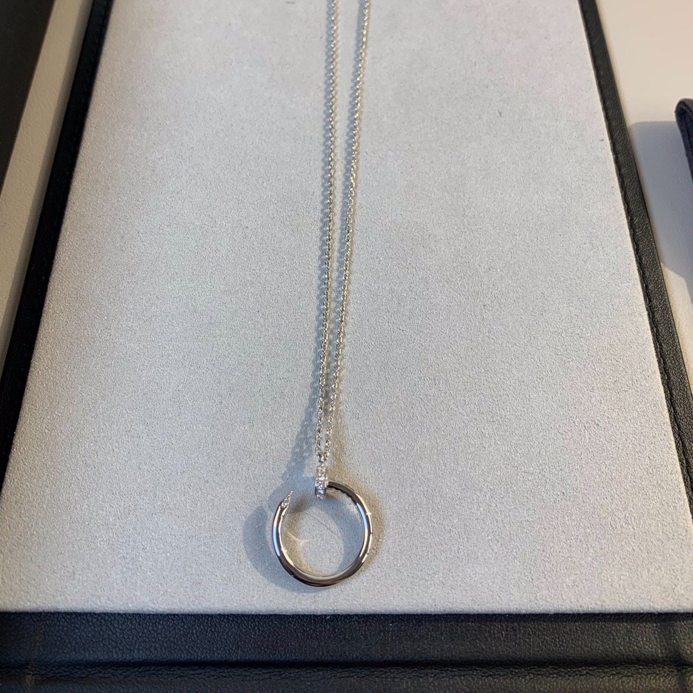 COLLIER DIANA JUSTE ARGENT 