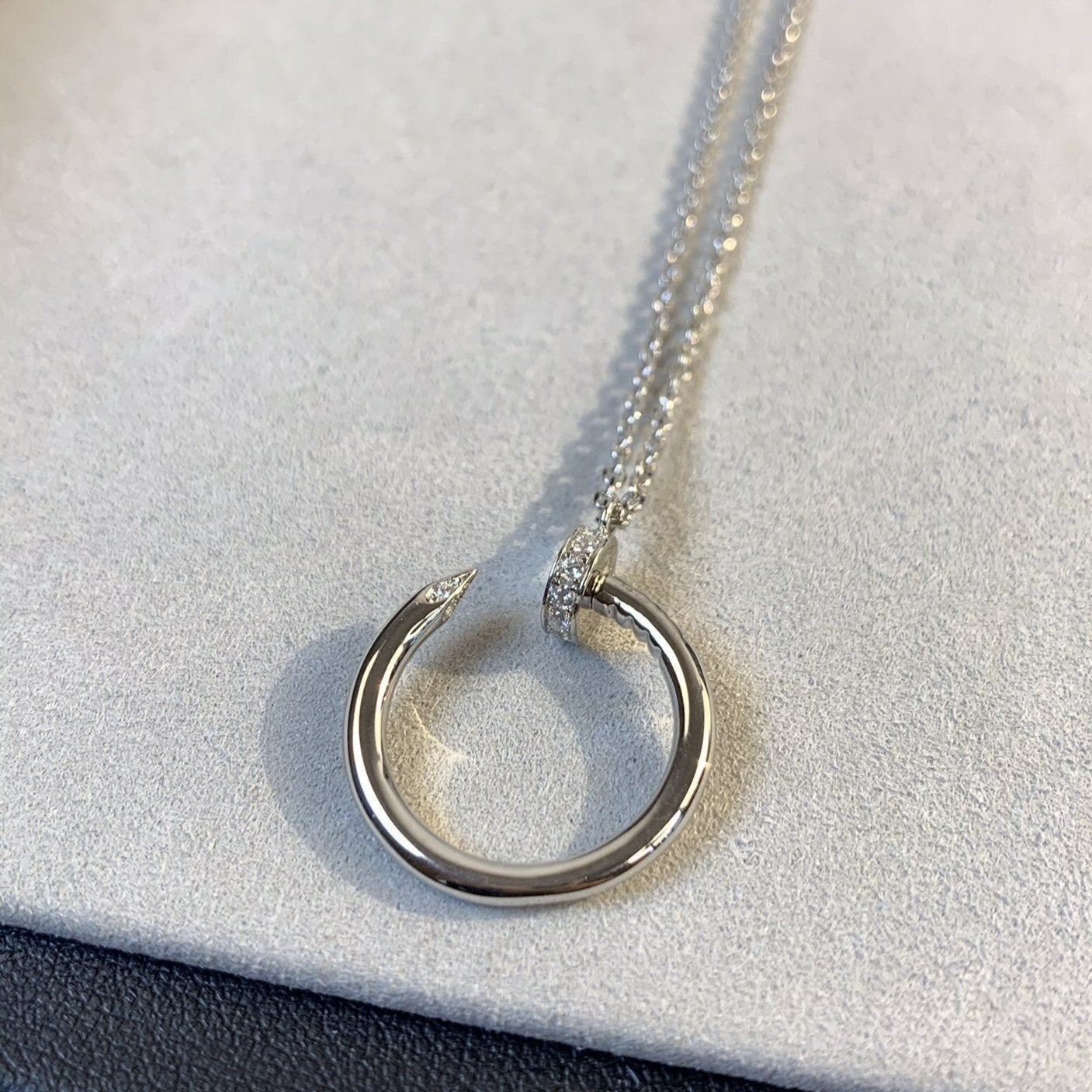COLLIER DIANA JUSTE ARGENT 