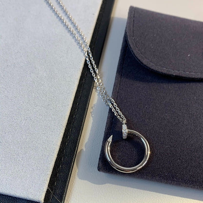 COLLIER DIANA JUSTE ARGENT 