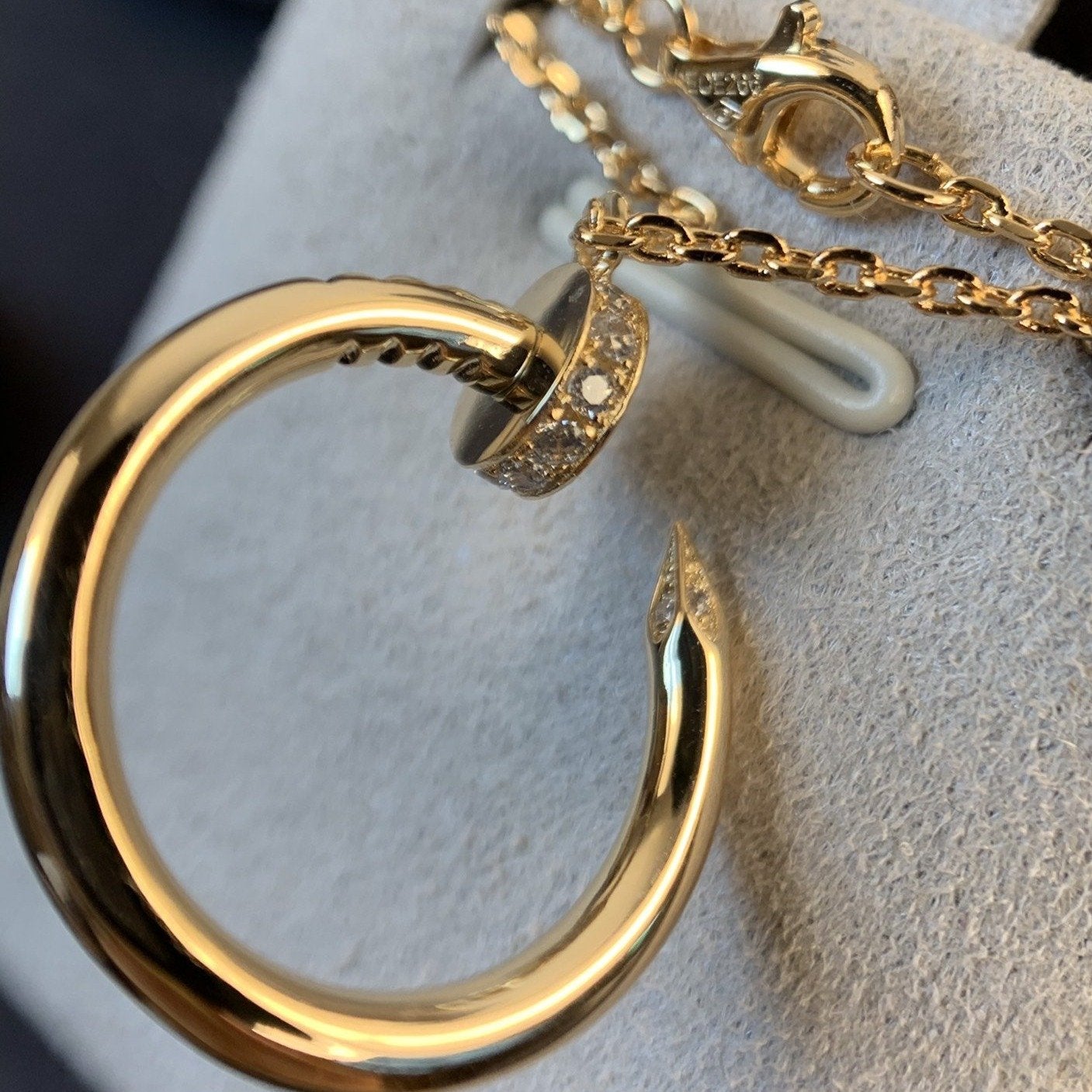 DIANA JUSTE NECKLACE PINK GOLD