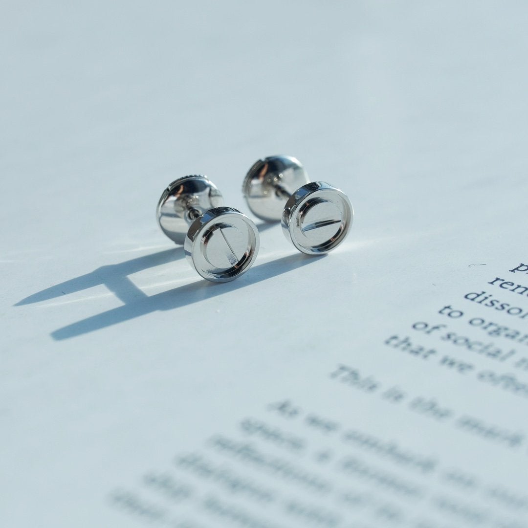 BOUCLES D'OREILLES DIANA LOVE ARGENT 10MM