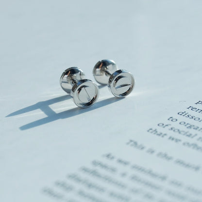 BOUCLES D'OREILLES DIANA LOVE ARGENT 10MM