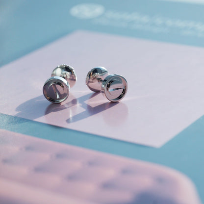 BOUCLES D'OREILLES DIANA LOVE ARGENT 10MM