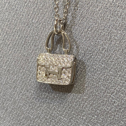 COLLIER DIAMANT PENDENTIF DIANA CONSTANCE 
