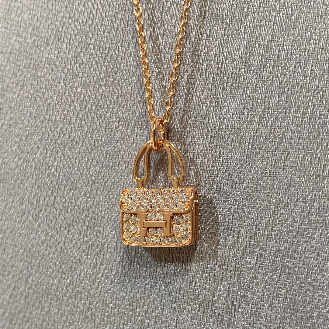 COLLIER DIAMANT PENDENTIF DIANA CONSTANCE 