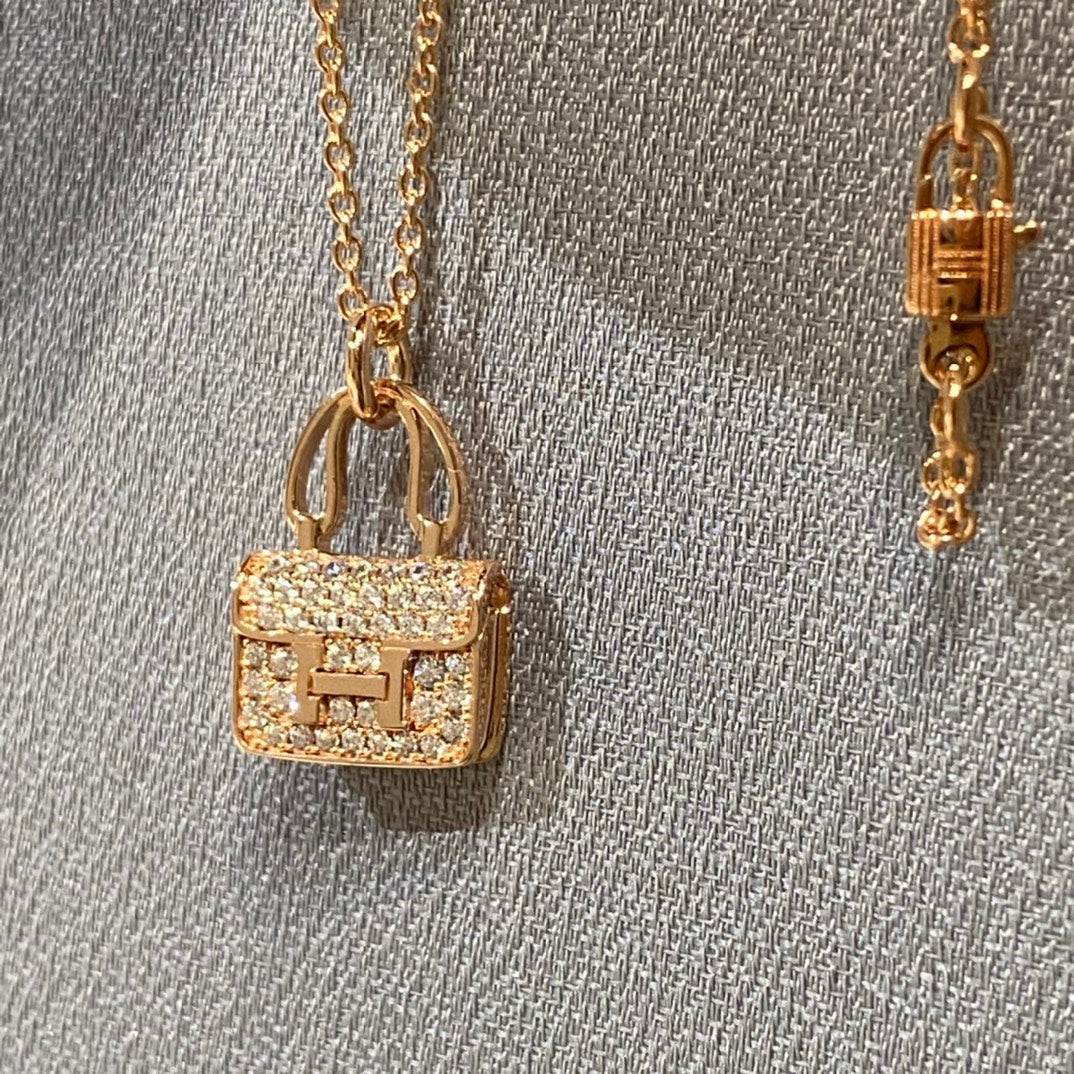 COLLIER DIAMANT PENDENTIF DIANA CONSTANCE 