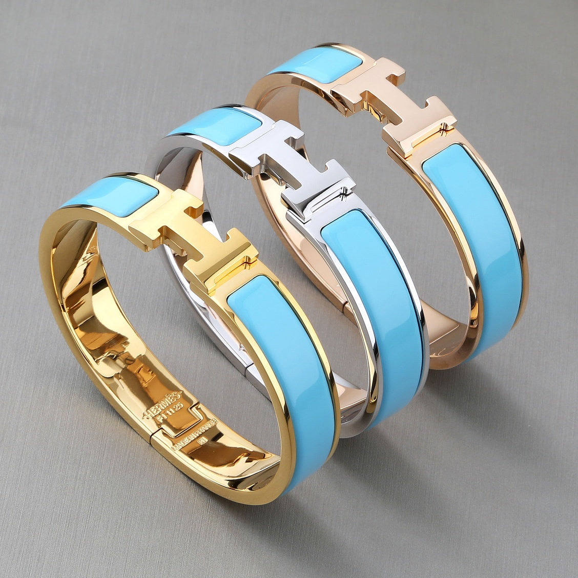 BRACELET DIANA H BLEU NUAGE