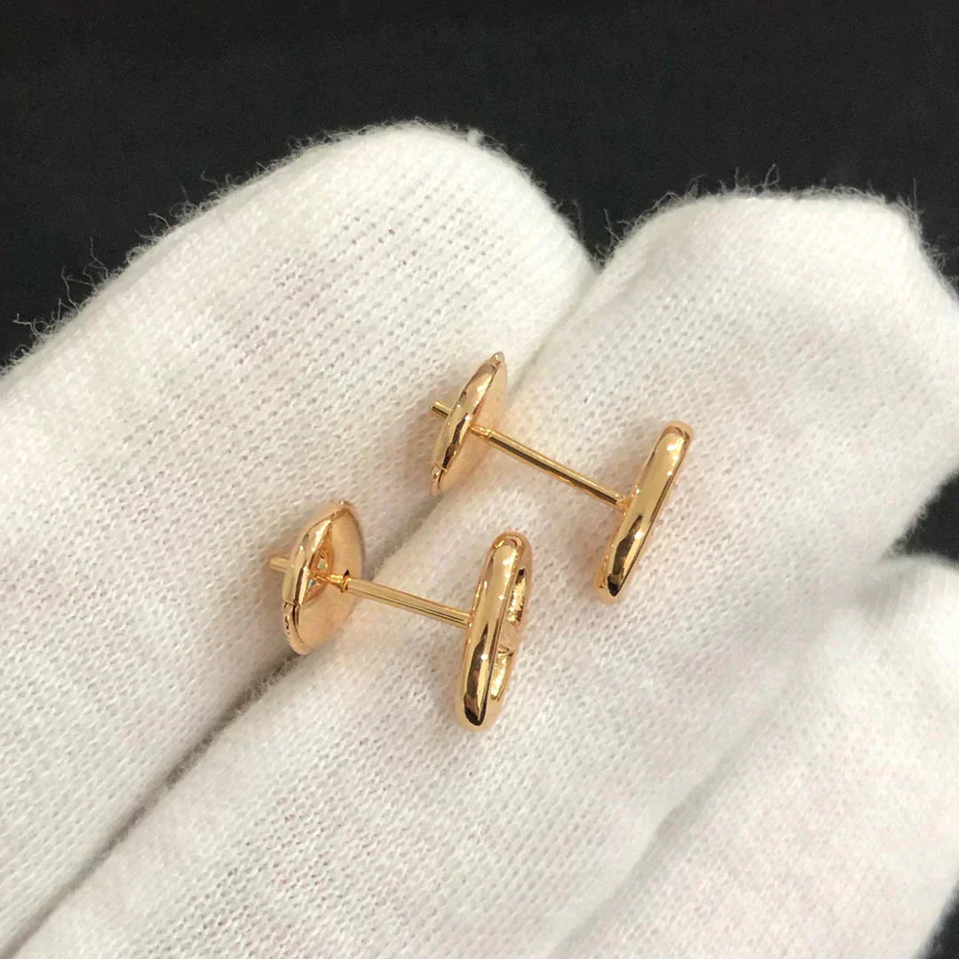 DIANA CHAINE SMALL EARRINGS GOLD AND SILVER