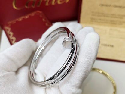 DIANA JUSTE BRACELET 3.5MM DOUBLE ROW DIAMOND