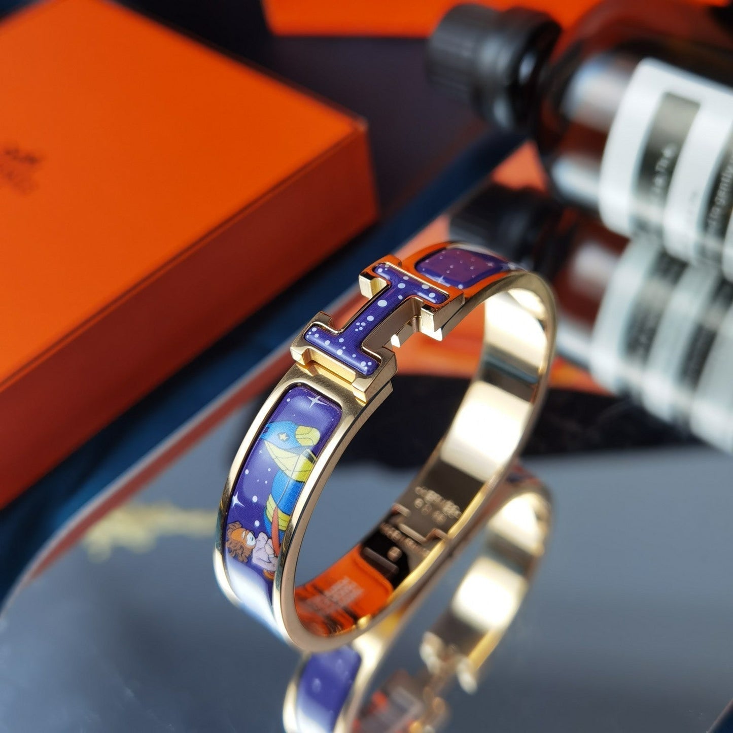 Bracelet étoile et lune Diana H 12 mm