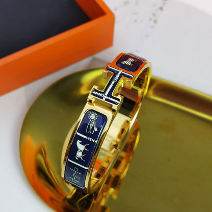 BRACELET DIANA H COUVERTURES BLEU FONCÉ