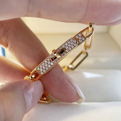 BRACELET CHAÎNE DIANA PETIT MODÈLE DIAMANT
