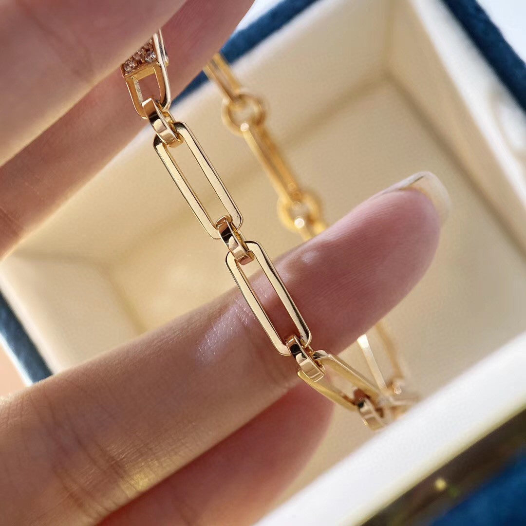 BRACELET CHAÎNE DIANA PETIT MODÈLE DIAMANT