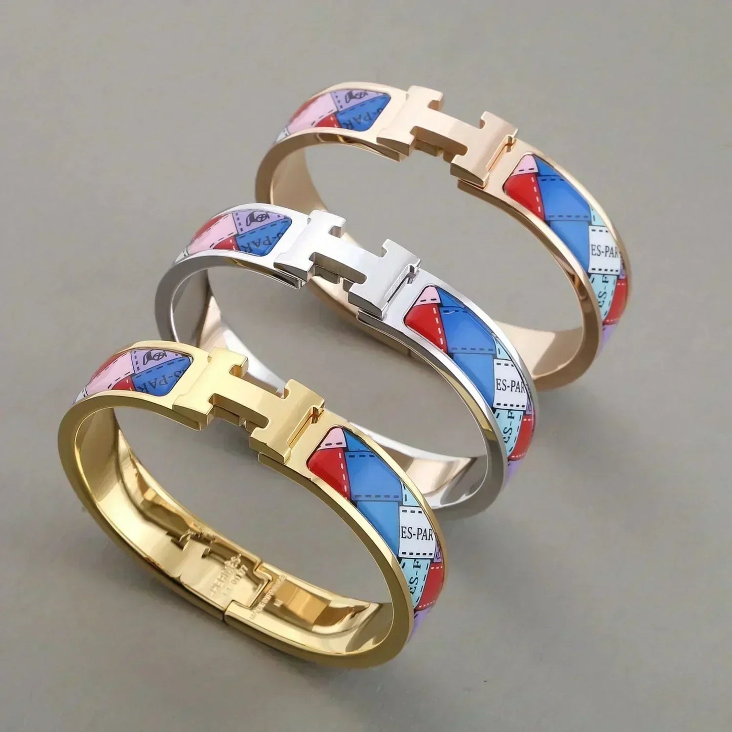 Bracelet Diana H à bordure pointillée 12 mm