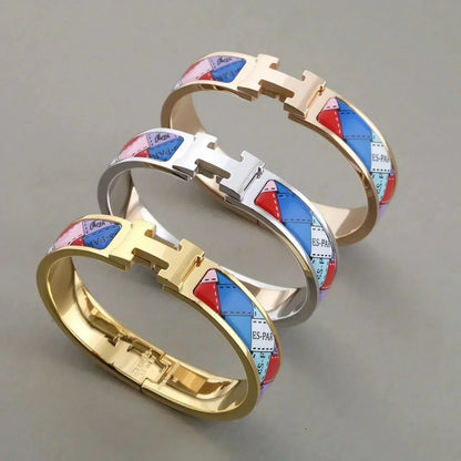 Bracelet Diana H à bordure pointillée 12 mm