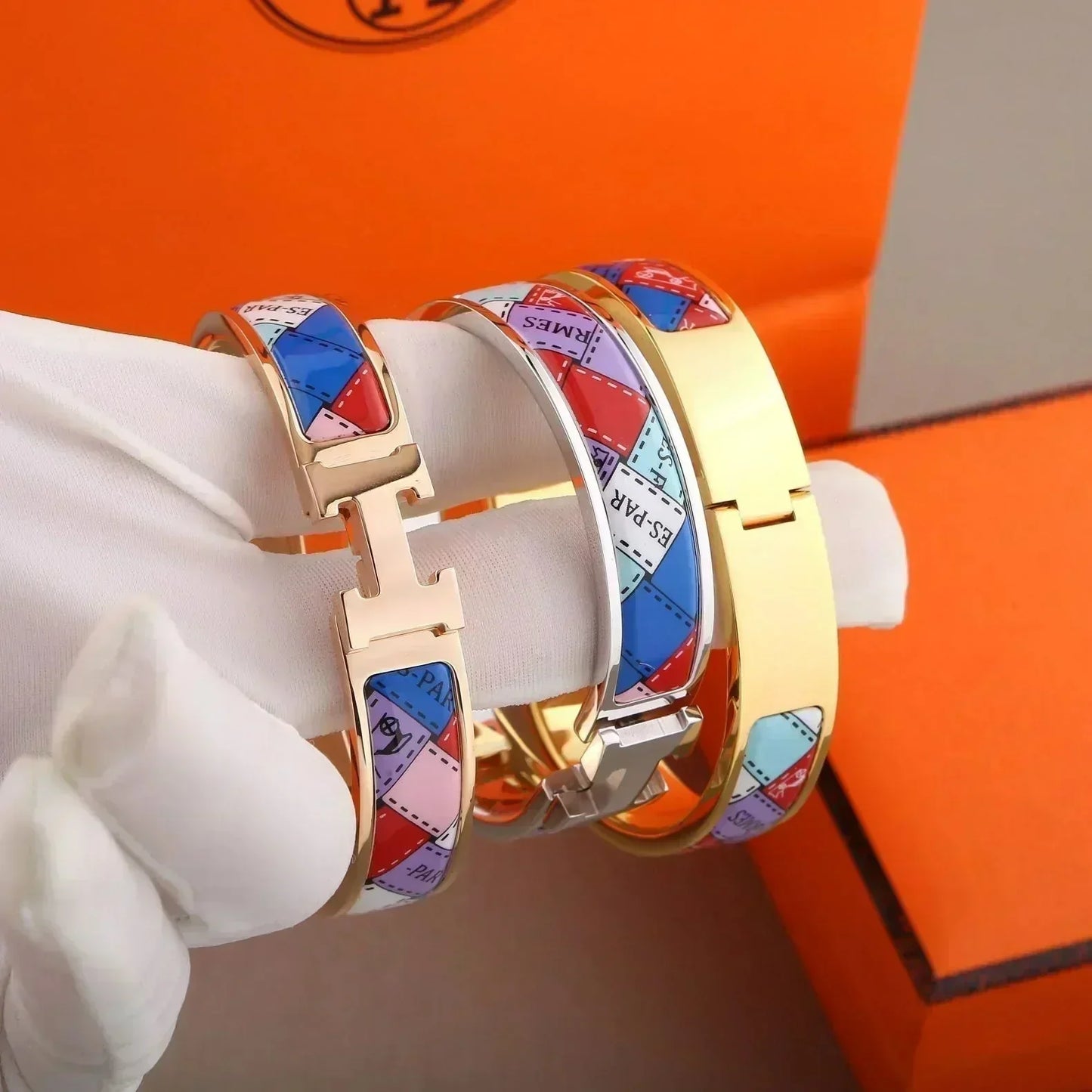 Bracelet Diana H à bordure pointillée 12 mm