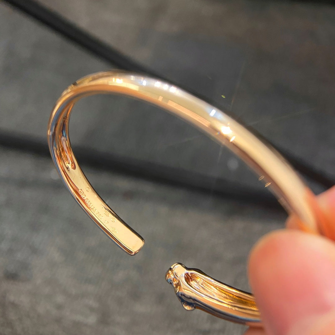 DIANA PANTHERE GOLD OPEN BRACELET