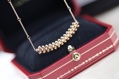 COLLIER EN OR ROSE DIANA CLASH 