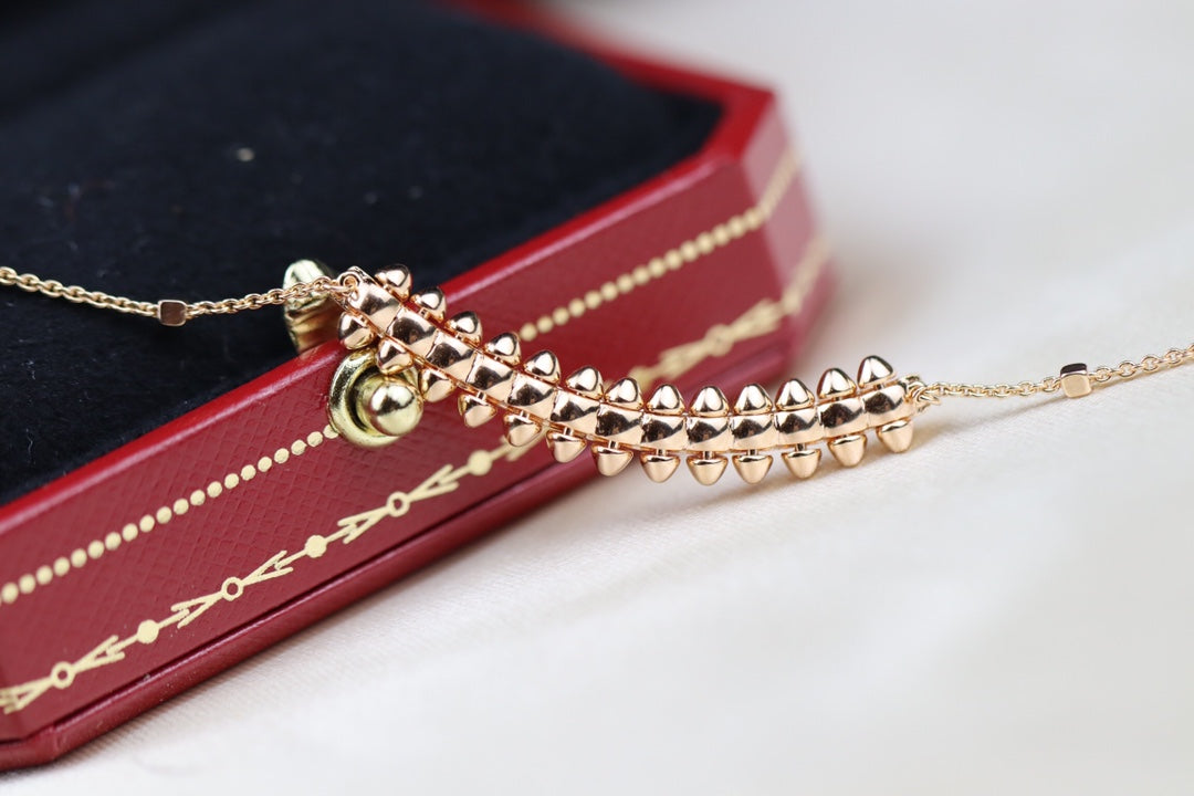 COLLIER EN OR ROSE DIANA CLASH 